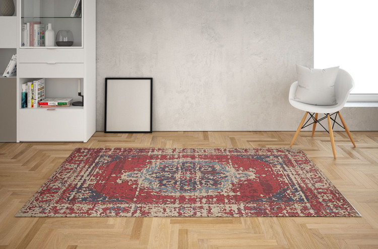 طرح کهنهنما درخشان - فرشینه و فرش چاپی کد O127
