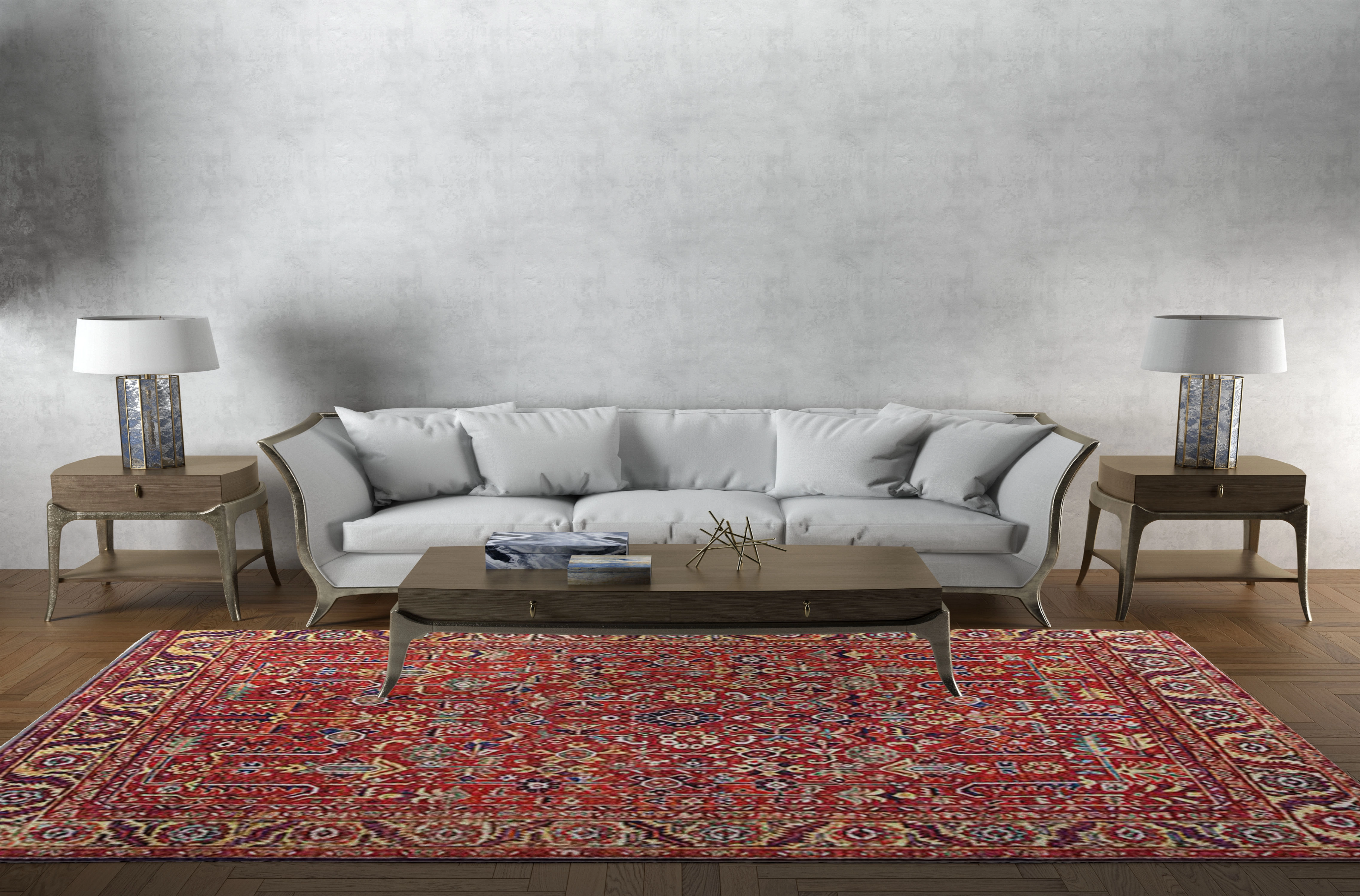 طرح مهرماه درخشان - فرشینه و فرش چاپی کد O152 - 150*100