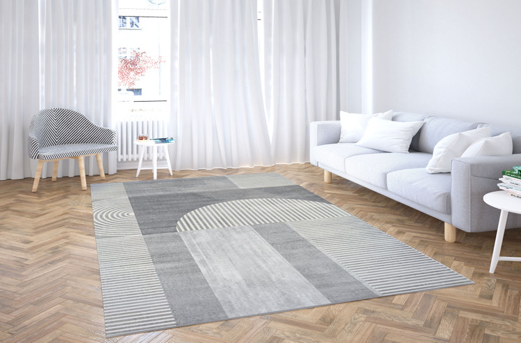 فرش هندسه نوین - فرشینه و فرش مدرن کد M244