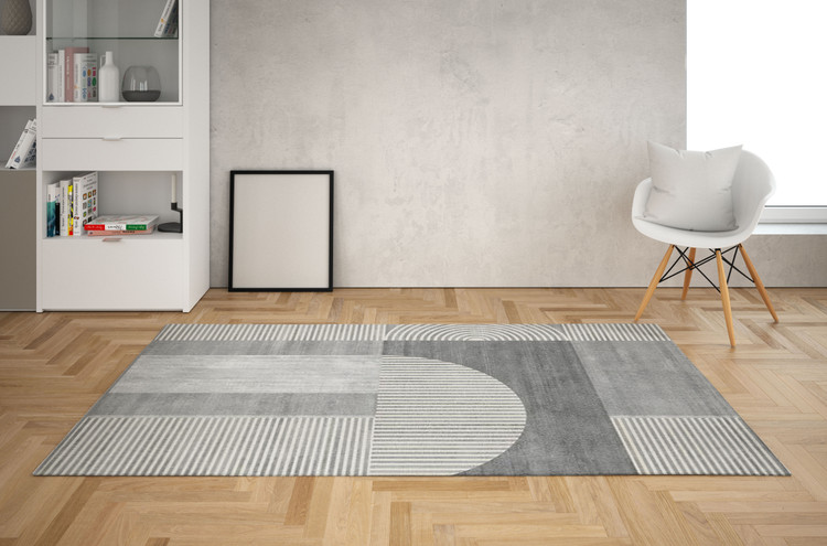 فرش هندسه نوین - فرشینه و فرش مدرن کد M244