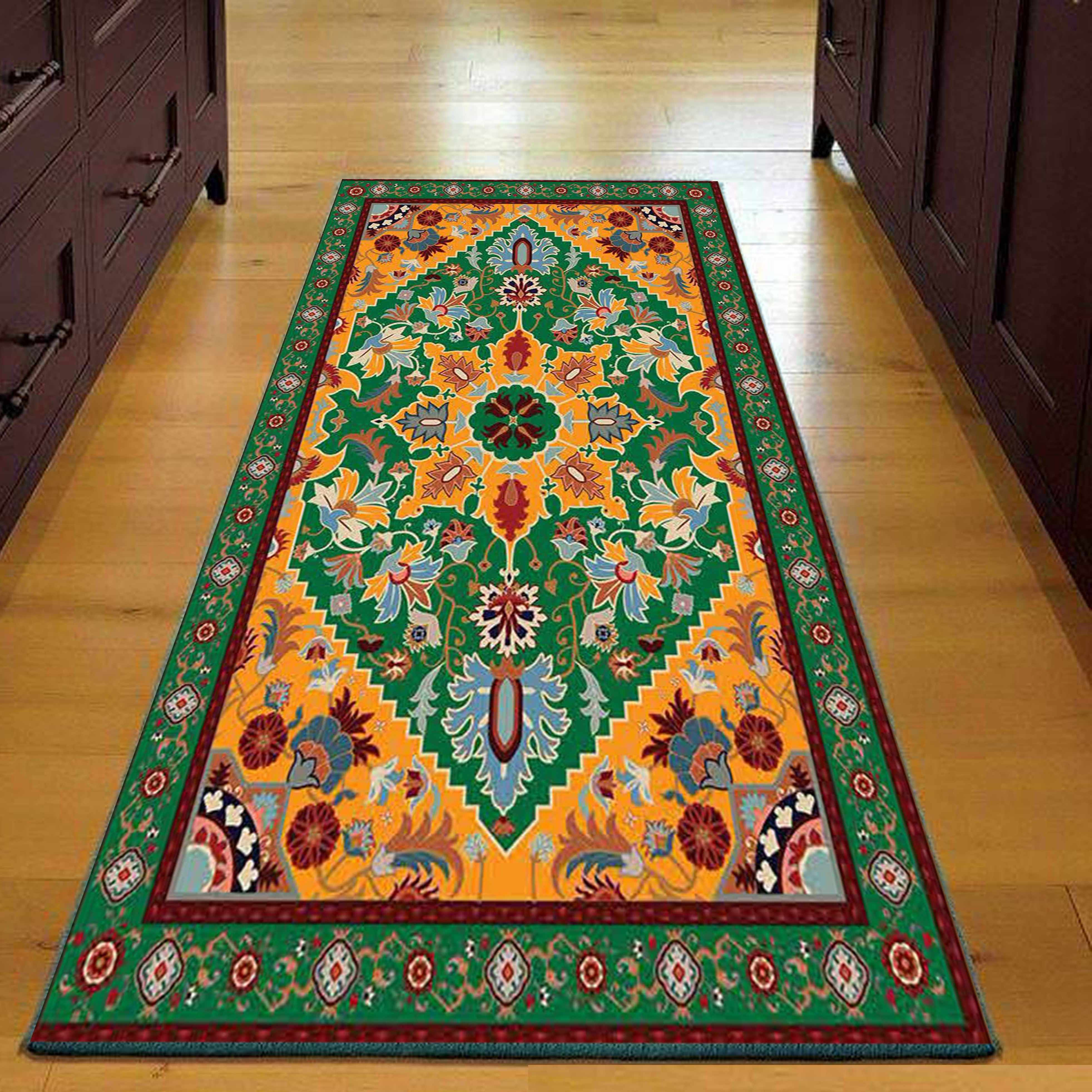 فرش راهرویی بهار گلستان - فرشینه و فرش چاپی کد R114