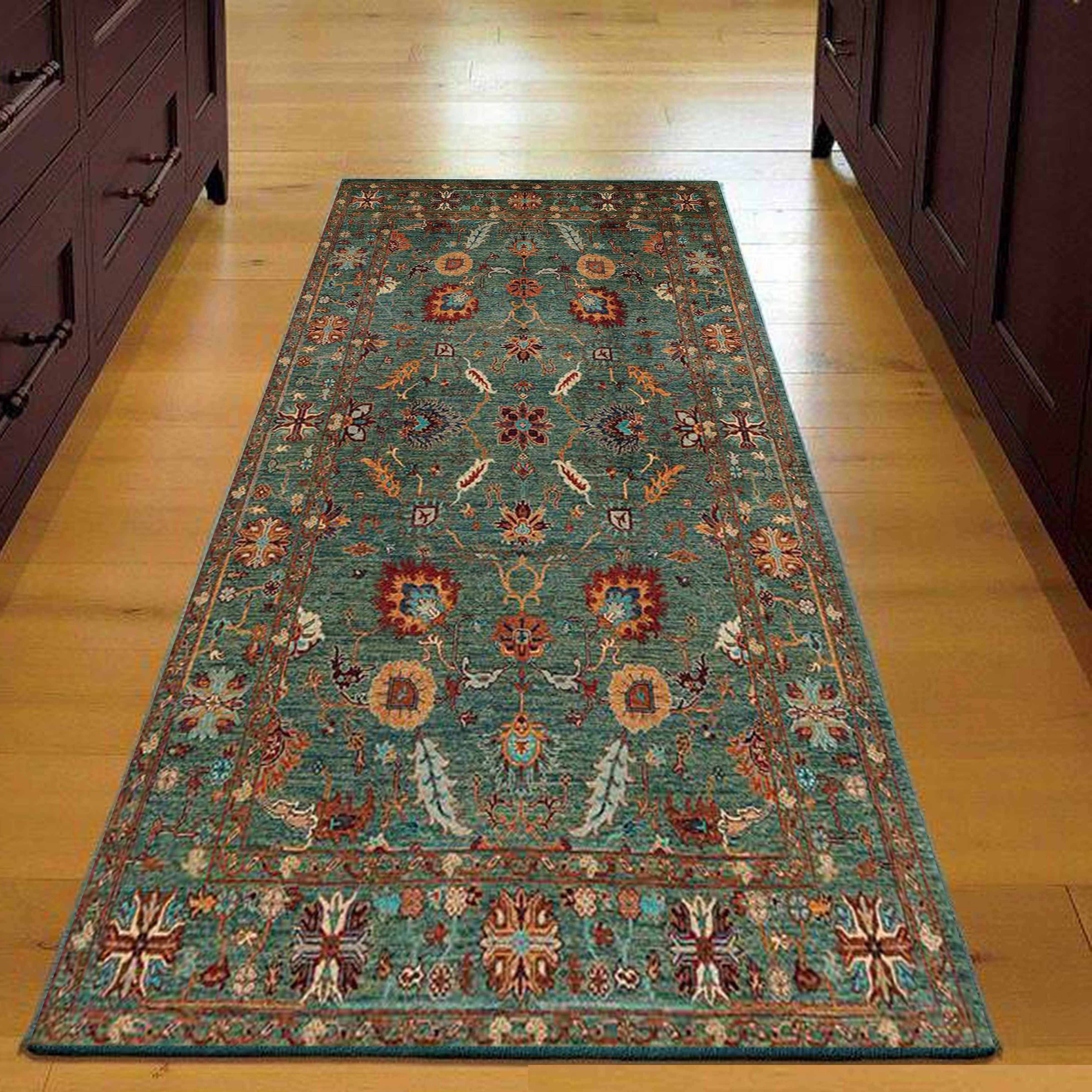 فرش راهرویی باغ سبز - فرشینه و فرش چاپی کد R112